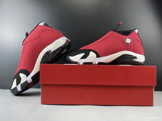 RED JORDAN RETRO 487471-006 14 AIR TORO GYM 0413